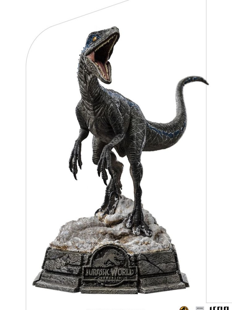 Iron Studios | Jurassic World - Blue - Statuette Art Scale "20X18X28Cm"