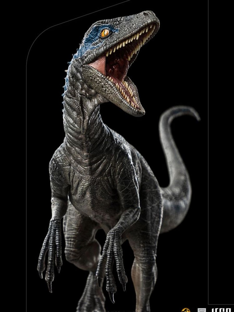 Iron Studios | Jurassic World - Blue - Statuette Art Scale "20X18X28Cm"