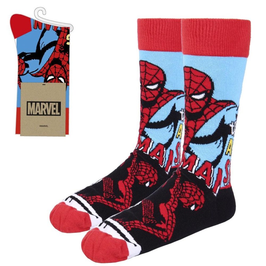 Cerda | Spider-Man - Amazing - 1 Paire De Chaussettes (Taille 40-46)