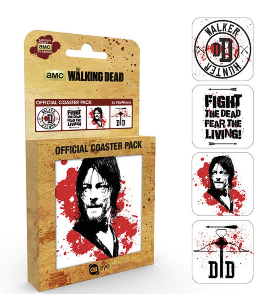 GB Eye | Walking Dead - Pack De 4 Dessous De Verre - Daryl