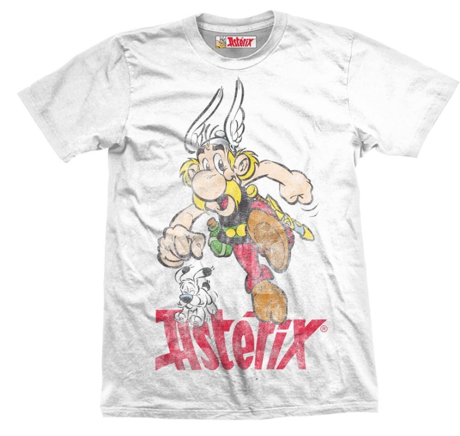 ASTERIX & OBELIX | Asterix & Obelix - T-Shirt - Running Boy Vintage - White (S)