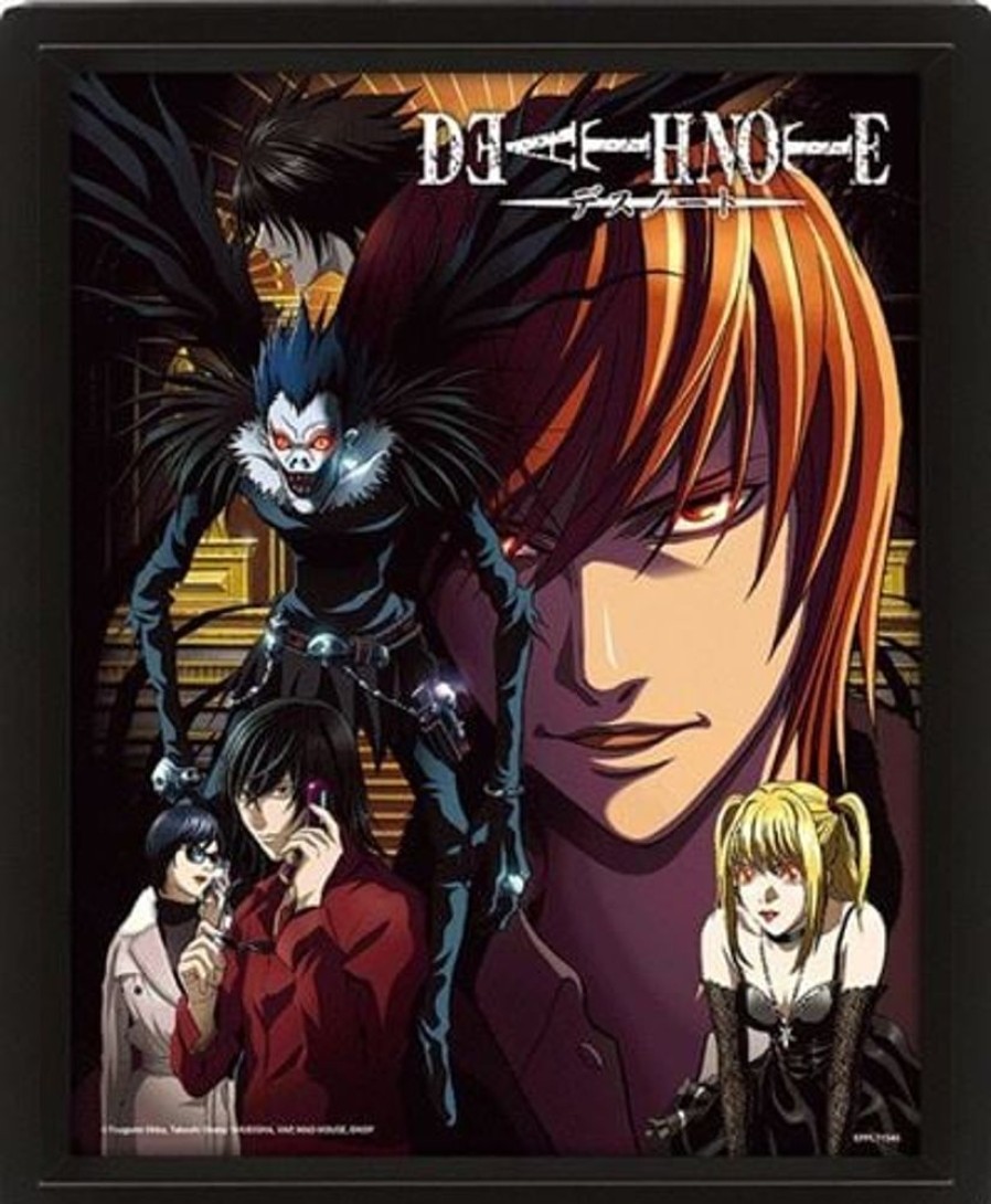 Pyramid | Death Note - Connected By Fate - Poster Lenticulaire 3D 26X20Cm