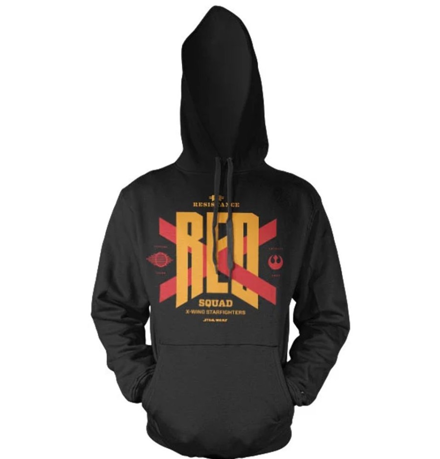 STAR WARS | Star Wars 7 - Sweatshirt Red Squad Hoodies - Black (S)