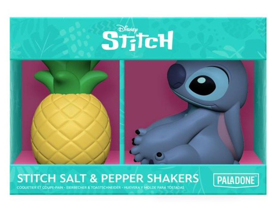 Paladone | Lilo & Stitch - Stitch Et Ananas - Set Saliere Et Poivriere