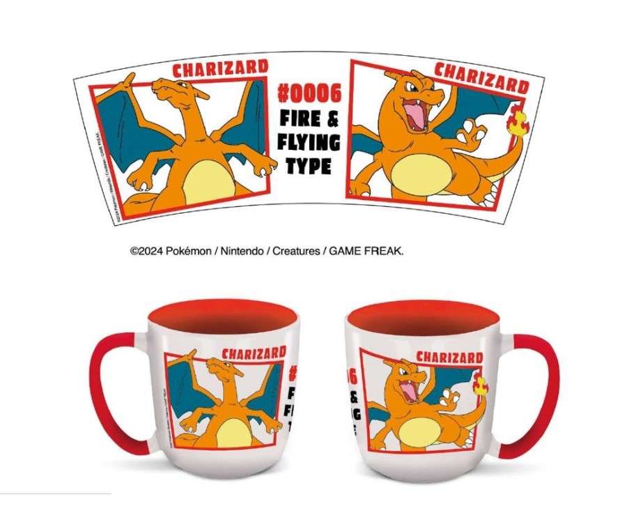 Stor | Pokemon - Dracaufeu- Mug Elite Interieur Colore - 384Ml