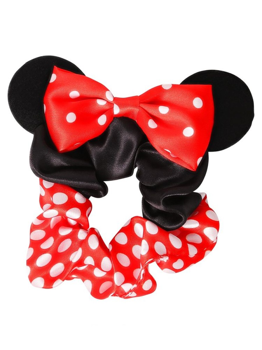 Peershardy | Minnie - Accessoires Cheveux "Chouchou" Soyeux - 3 Pc