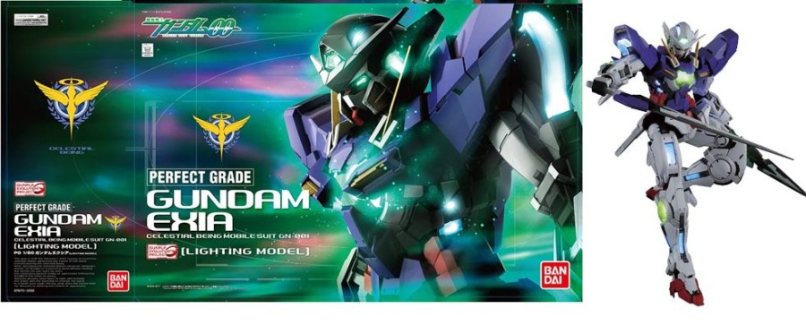 Bandai Model Kit | Gundam - Model Kit - Perfect Grade - Exia Lighting Model - 27Cm