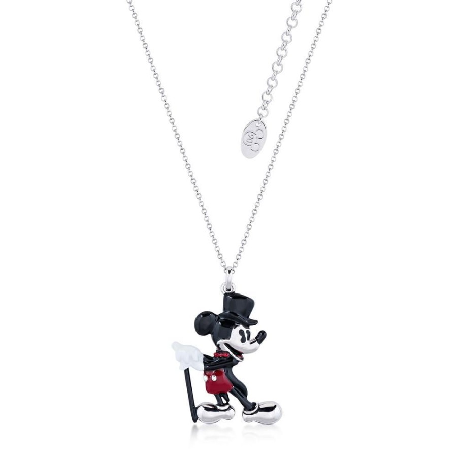 Couture Kingdom | Disney Mickey Mouse - Showman Necklace 'White Gold Plated'