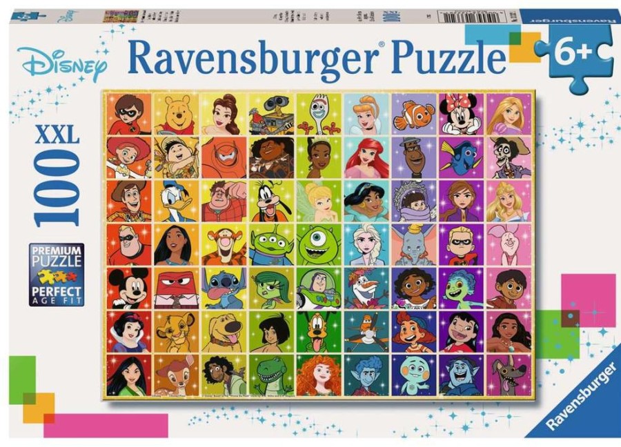 Ravensburger | Disney - La Palette De Couleurs - Puzzle 100P Xxl