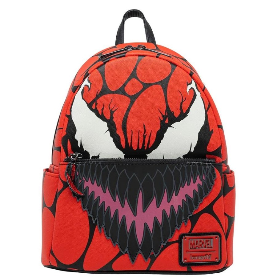 Loungefly | Marvel - Carnage - Mini Sac A Dos "Glow In The Dark" Loungefly