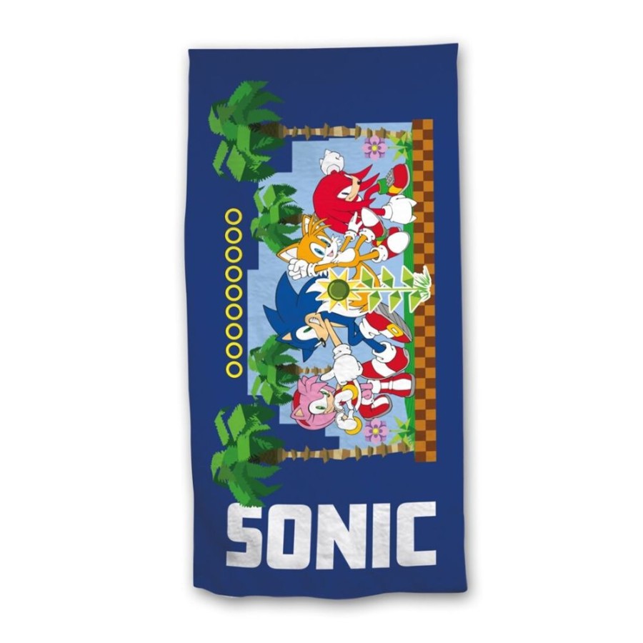 AyMax | Sonic - Serviette De Plage 100% Polyester 70X140Cm