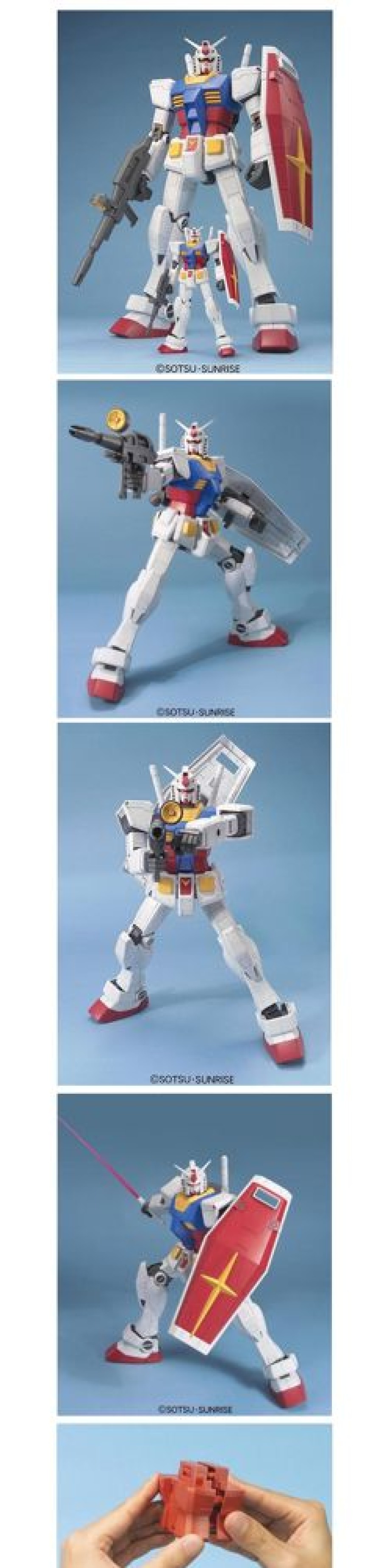 Bandai Model Kit | Gundam - Mega Size Model 1/48 Rx-78-2 Gundam - Model Kit - 37.5Cm