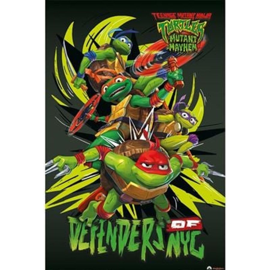 Pyramid | Tmnt Mutant Mayhem - Defenders Of New York - Poster 61 X 91Cm