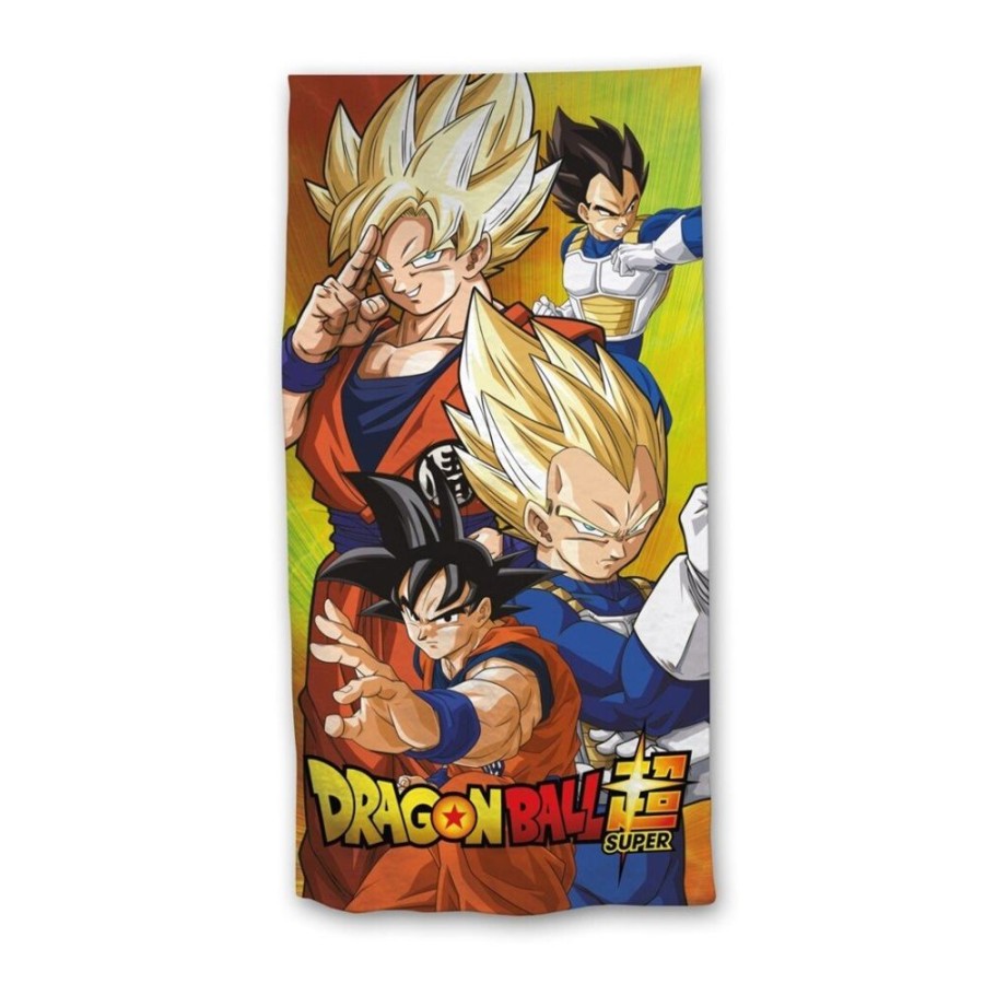 AyMax | Dragon Ball S - Super Saiyan - Serviette De Plage 100% Coton 70X140Cm