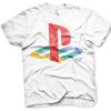 PLAYSTATION | Playstation - T-Shirt Distressed Logo - White (10A)