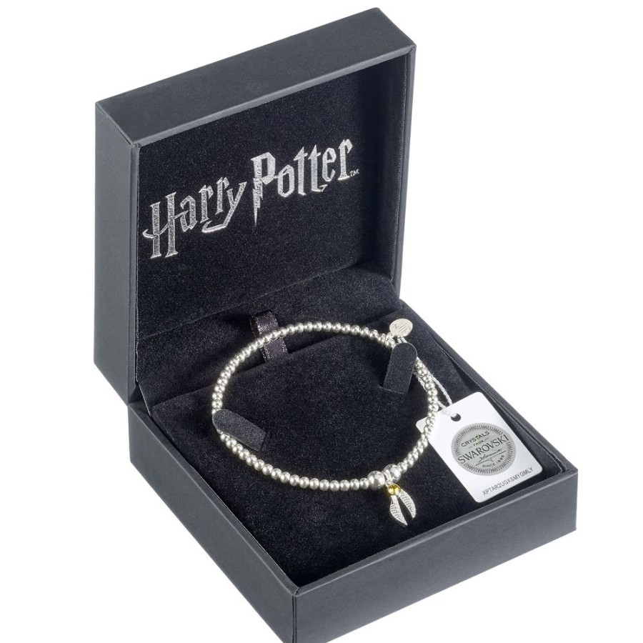 Carat | Harry Potter - Vif D'Or - Bracelet A Perles + Charme En Cristal