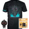 Funko Tees | Fortnite - Boxed T-Shirt Pop + Pocket Pop - Black Knight (L)