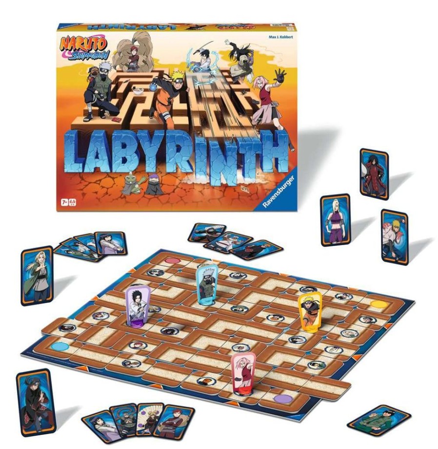 Ravensburger | Naruto Shippuden - Jeu De Plateau Labyrinth