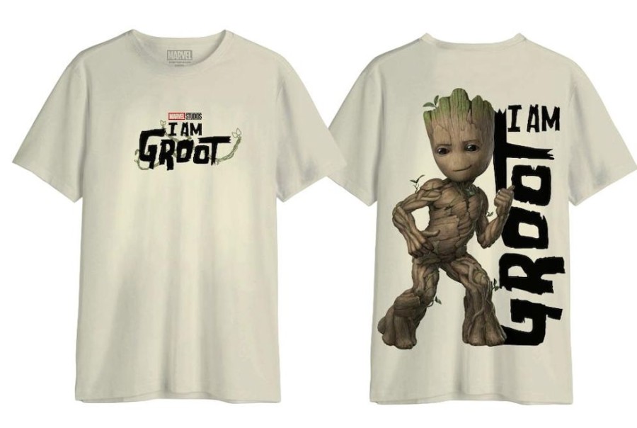 Cotton Division | Marvel - I Am Groot - T-Shirt Oversize Homme (Xs)