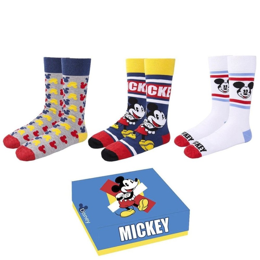 Cerda | Mickey - Pack De 3 Paires De Chaussettes (P36-41)