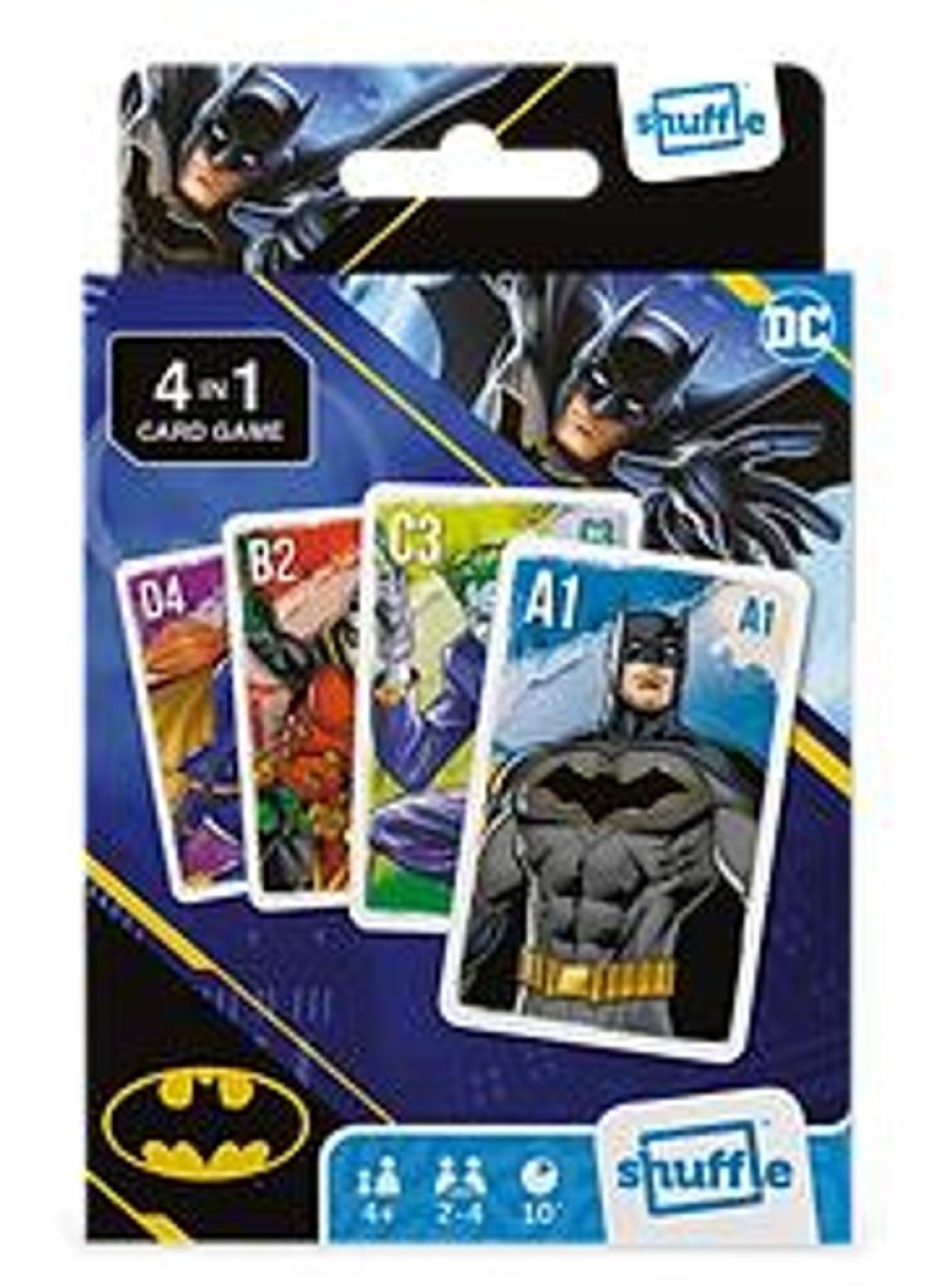 Cartamundi | Dc Comics - Batman - Shuffle - 4 In 1 - 5Th Panel Packaging Fr/Nl