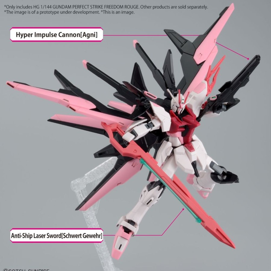 Bandai Model Kit | Gundam - Hg 1/144 Gundam Perfect Strike Freedom Rouge - Model Kit