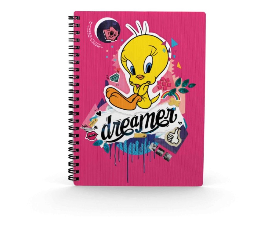 SD Toys | Looney Tunes - Piolin Dreamer - Cahier Effet 3D "15X21X2Cm"