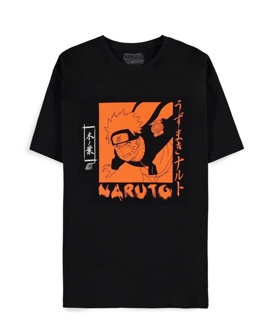 Difuzed | Naruto Shippuden - Orange Print - T-Shirt Homme (Xl)