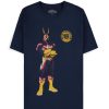 Difuzed | My Hero Academia - Navy All Might Quote - T-Shirt Homme (Xs)