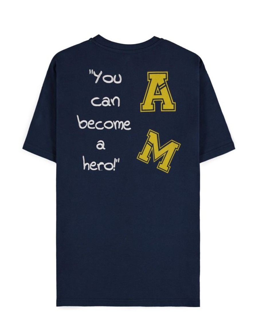 Difuzed | My Hero Academia - Navy All Might Quote - T-Shirt Homme (Xs)