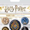 Pyramid | Harry Potter - Pack 5 Badges - Hogwarts