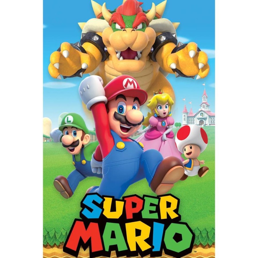 Pyramid | Super Mario - Character Montage - Poster 61 X 91Cm