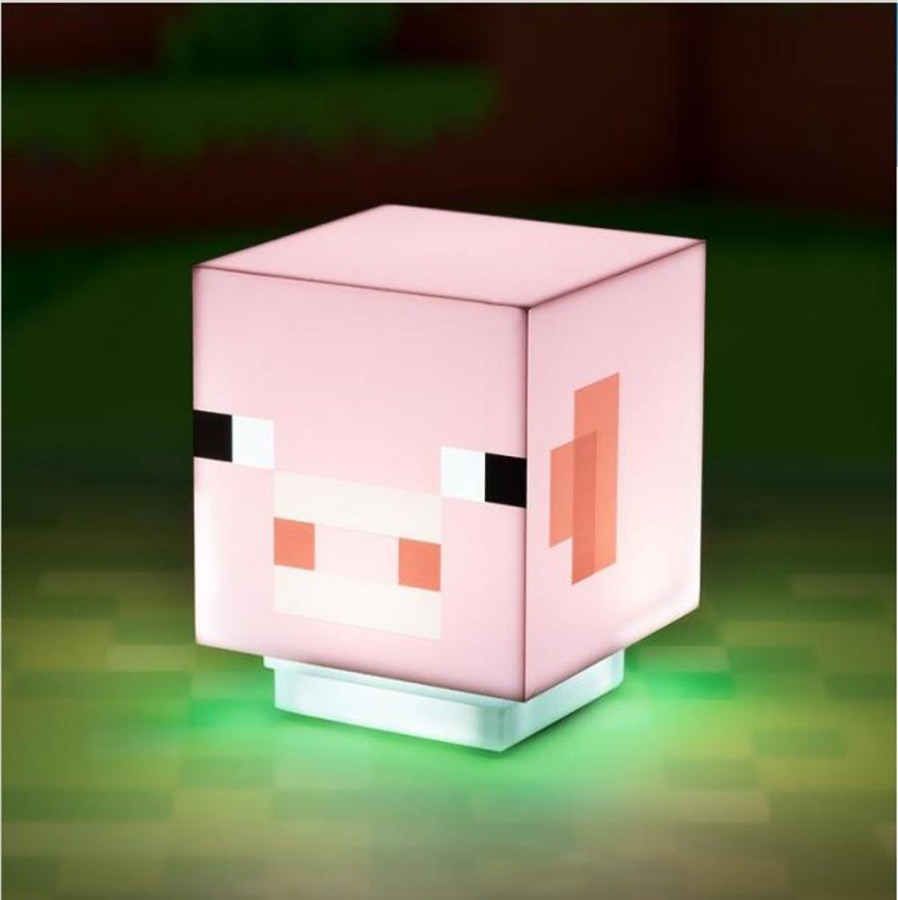 Paladone | Minecraft - Cochon - Lampe Avec Son 12Cm