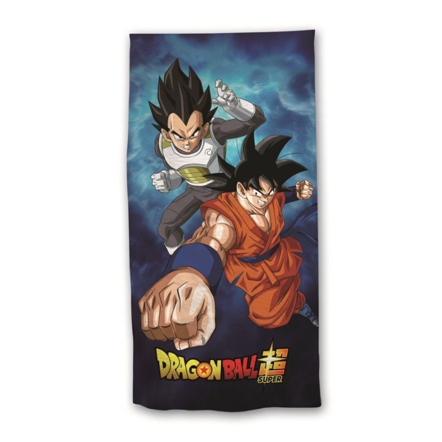 AyMax | Dragon Ball S - Goku & Vegeta - Serviette De Plage 100% Coton 70X140Cm