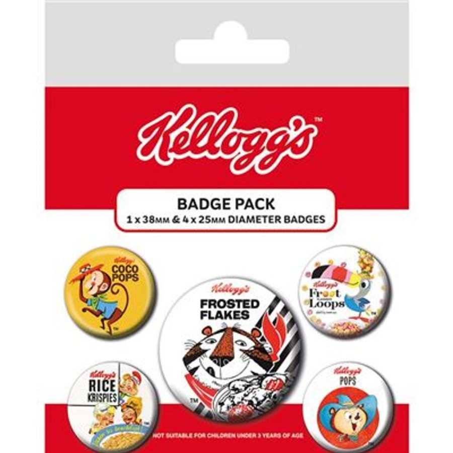 Pyramid | Kellogg'S - Retro Characters - Pack 5 Badges