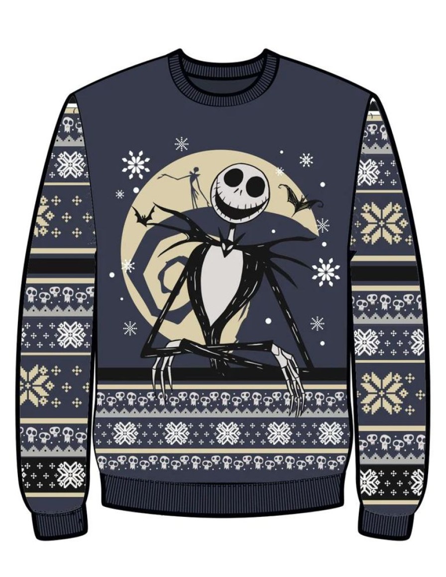 Cotton Division | L'Etrange Noel De Monsieur Jack - Jack - Pull De Noel Homme (Xl)