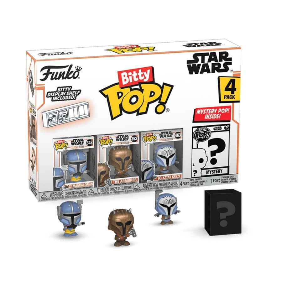 Funko | The Mandalorian - Bitty Pop 4 Pack 2.5Cm - Heavy Mandalorian