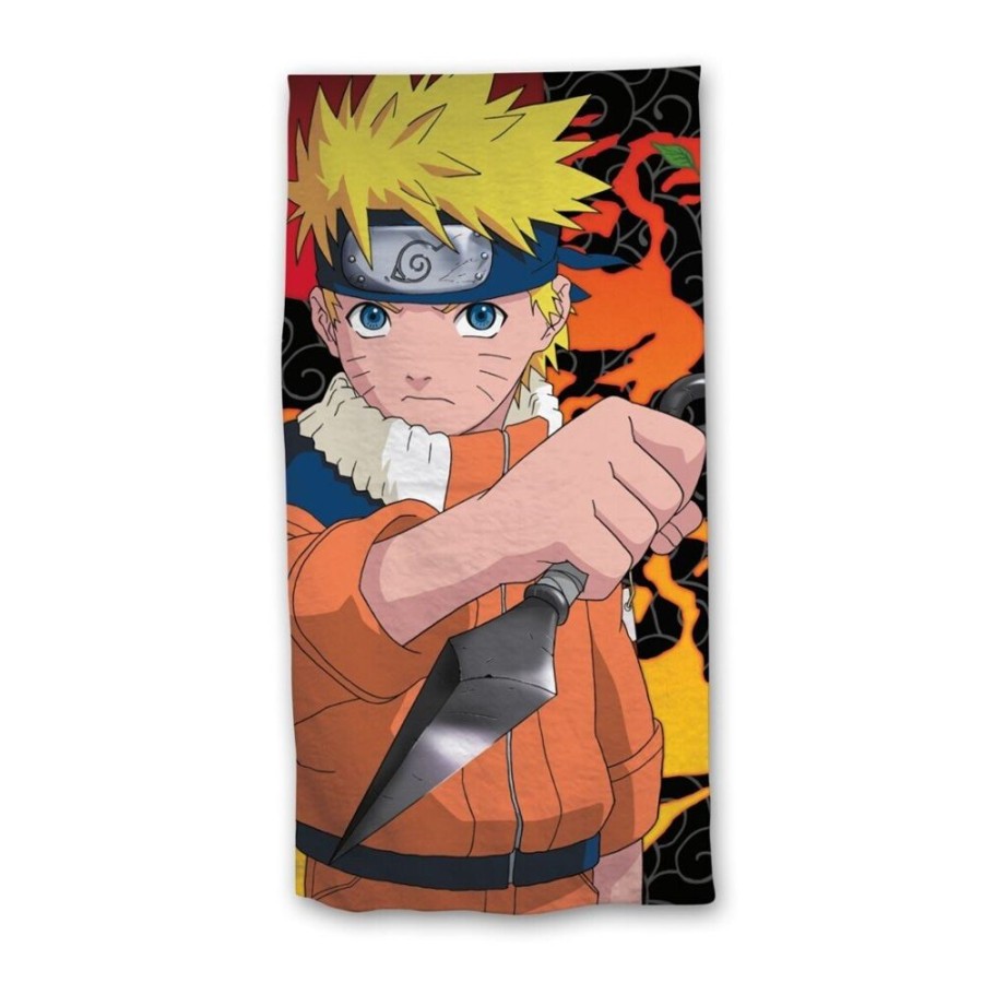 AyMax | Naruto - Uzumaki Naruto - Serviette De Plage 100% Coton 70X140Cm