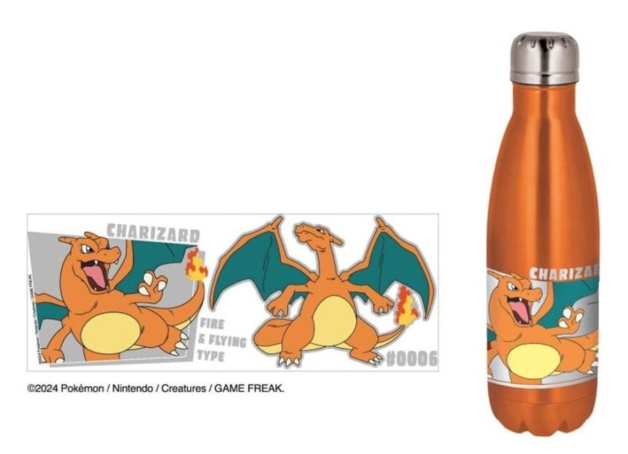 Stor | Pokemon - Dracaufeu- Bouteille En Acier Inoxydable 780Ml