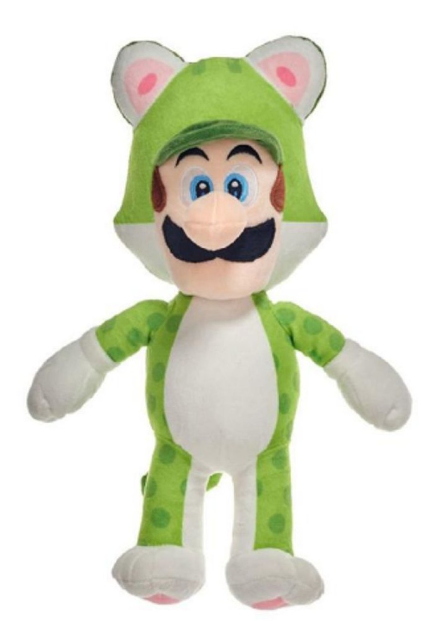 Together Plus | Super Mario 3D Land - Luigi Chat - Peluche 25Cm