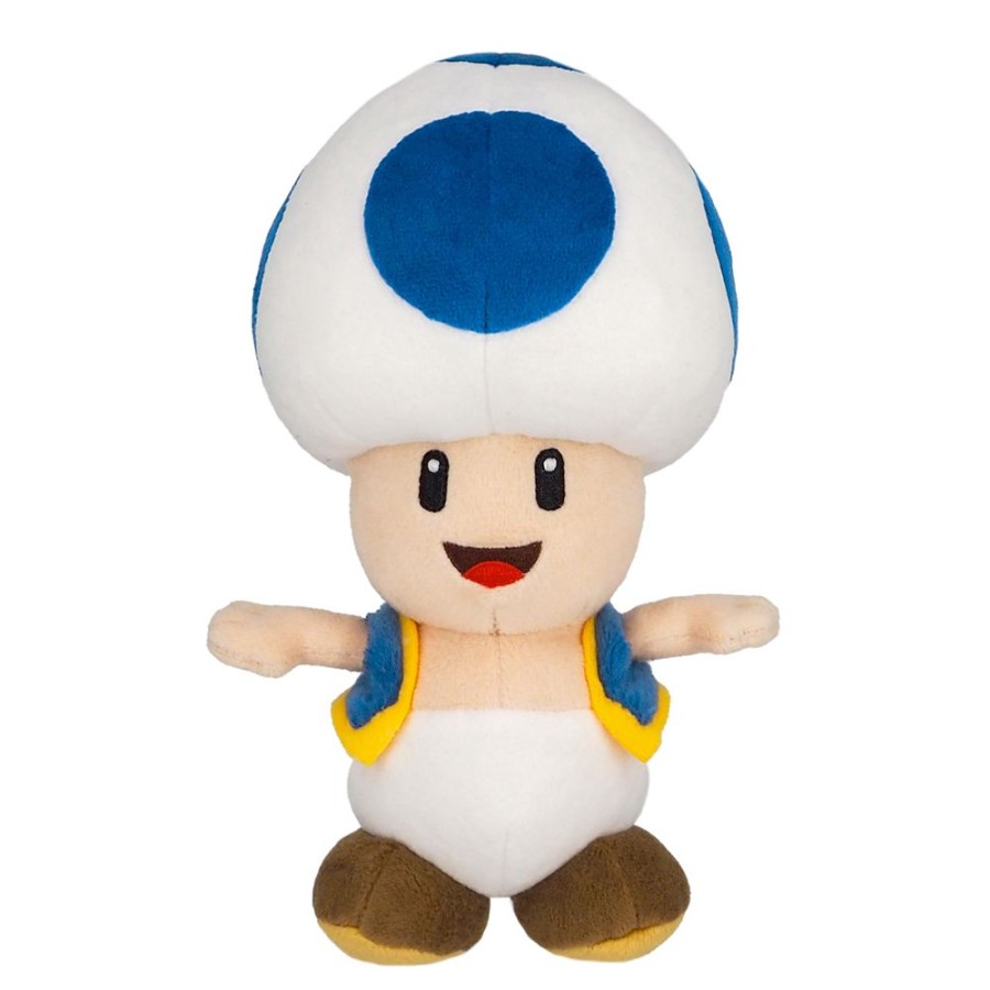 Together Plus | Super Mario - Toad Bleu - Peluche 20Cm