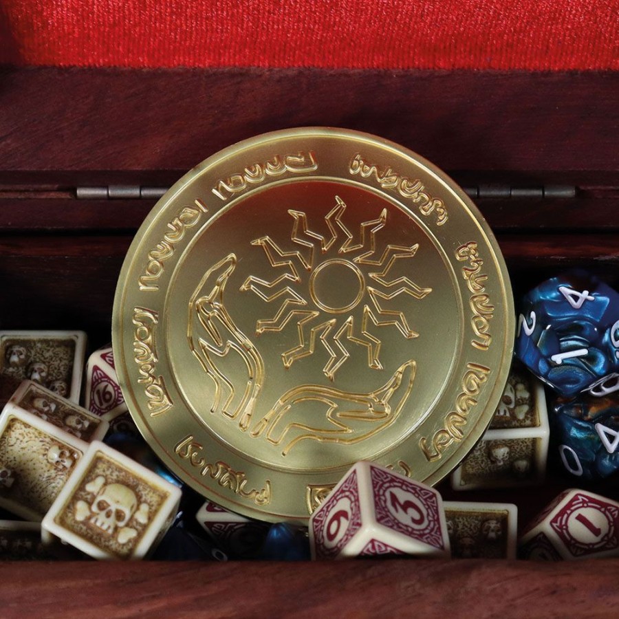 Fanattik | Dungeons & Dragons - Medaille En Metal Plaque Or Collector