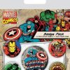 Pyramid | Marvel - Captain America - Pack De 5 Badges