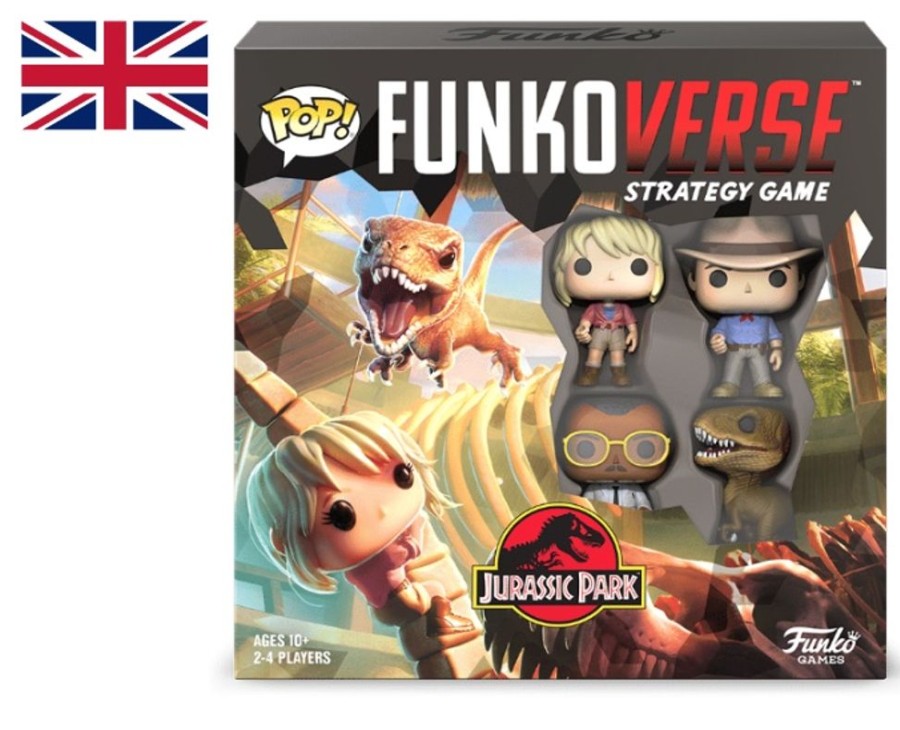 Funko | Jurassic Park - Funkoverse 100 4-Pack - Jeu De Base 'Uk'