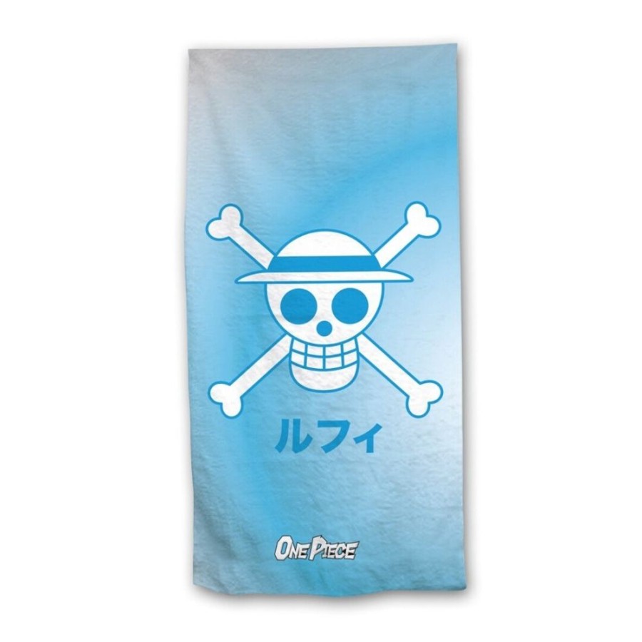 AyMax | One Piece - Equipage Chapeau De Paille - Serviette De Plage - 70X140Cm