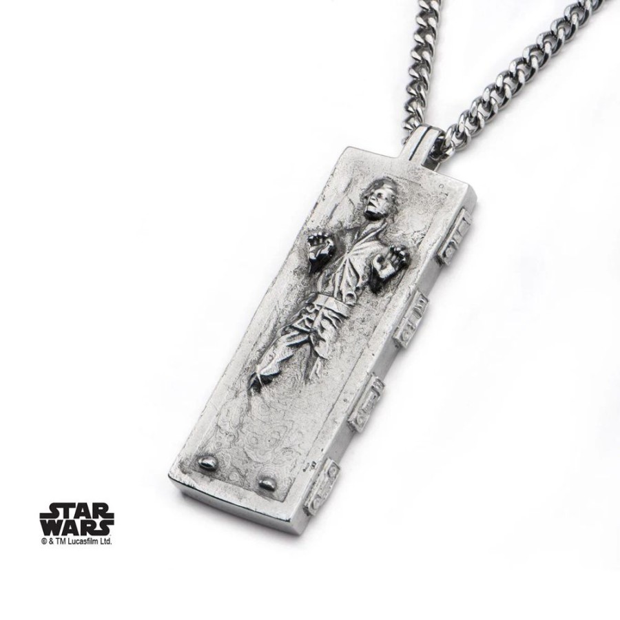 S1 Studio | Star Wars - Men'S Stainless Steel Han Solo Carbonite Pendant