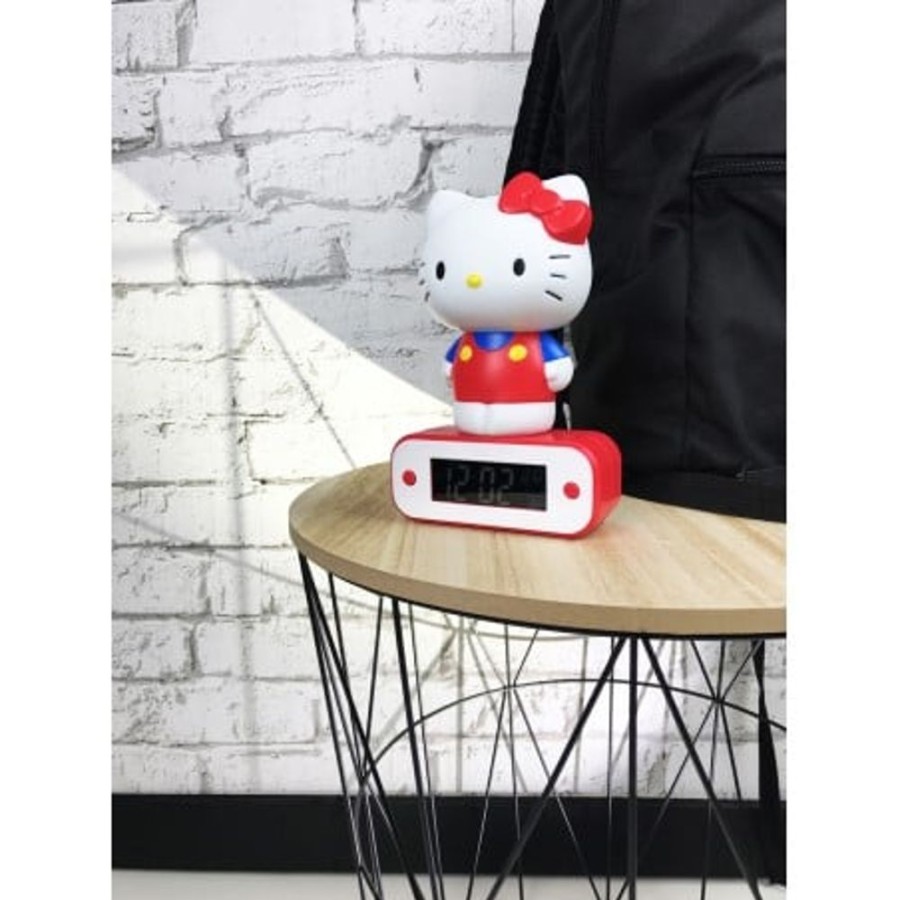 Teknofun | Hello Kitty - Reveil Avec Lampe Led - 17Cm