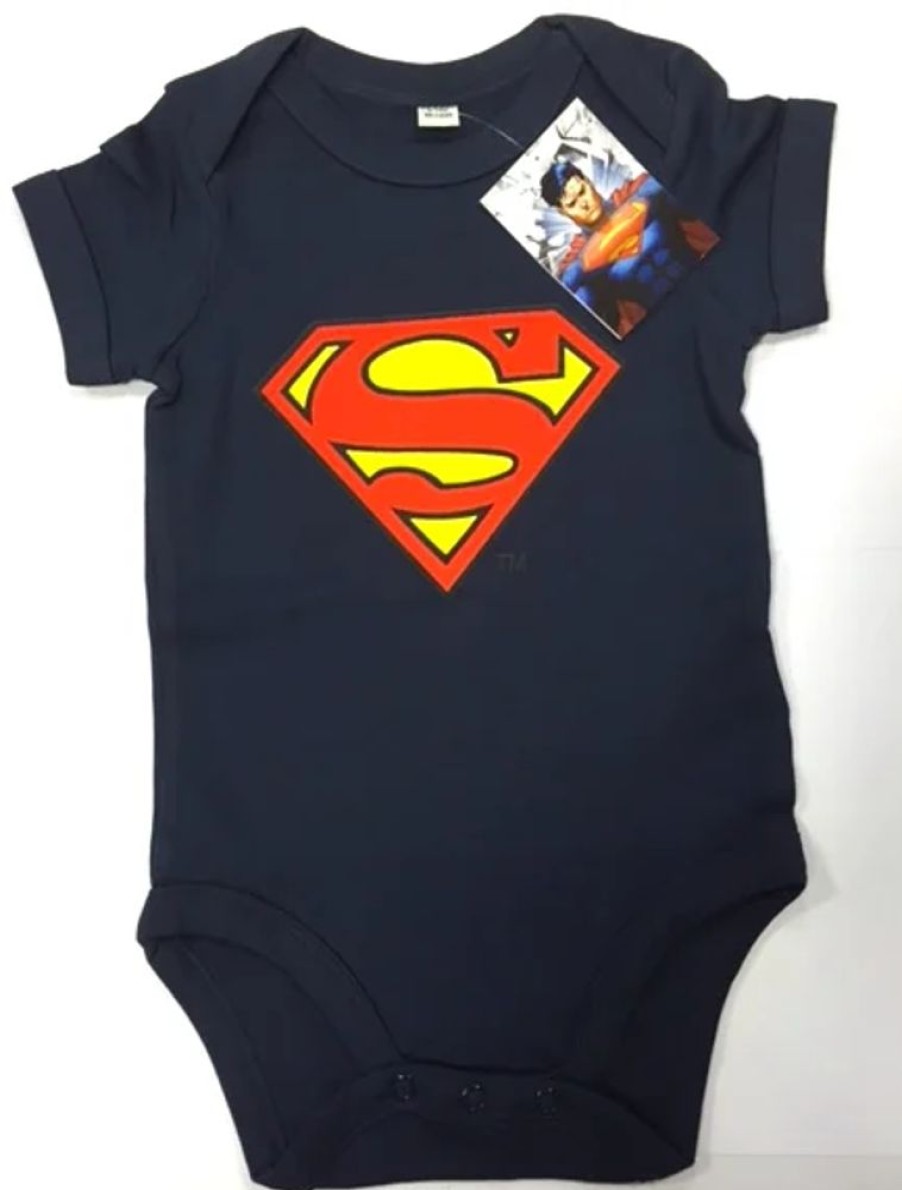 H.O. | Superman - Baby Body Logo - Navy (12 Month)