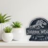 CYP | Jurassic World - Tirelire En Resine - 17X14,5X 6 Cm