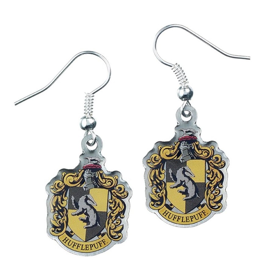 Carat | Harry Potter - Boucles D'Oreilles Pendantes - Embleme Poufsouffle